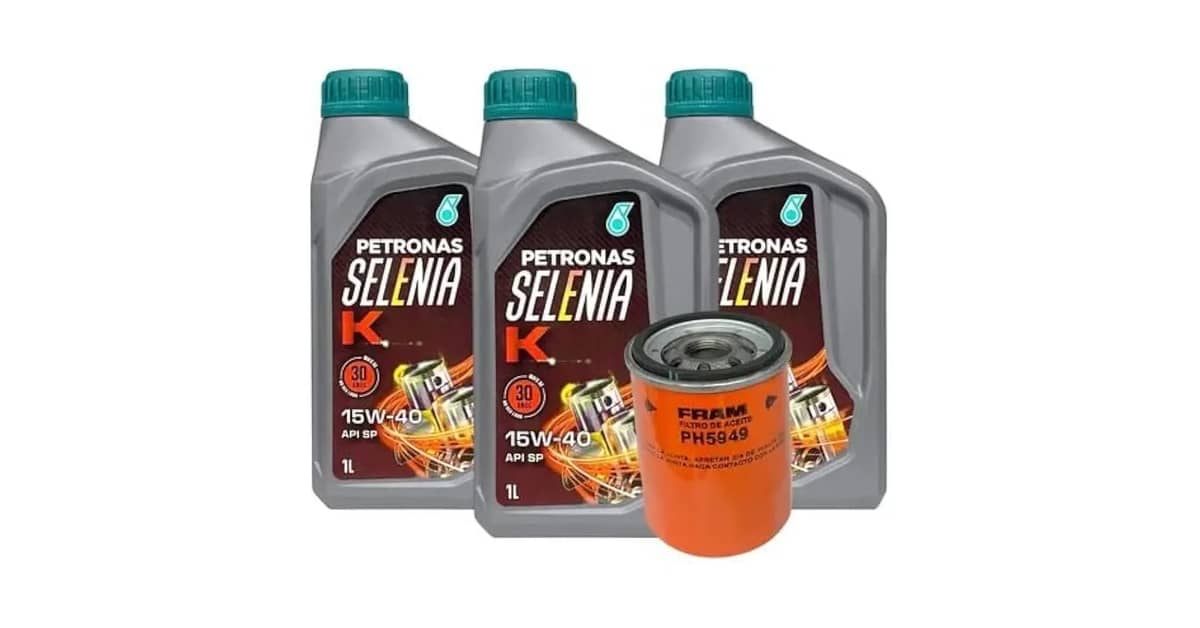 Qual Óleo Usar No Fiat Strada Working: Kit 15W40