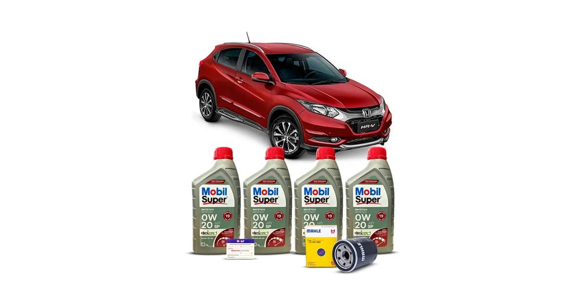 Qual Óleo Usar No Honda HR-V Turbo. O Melhor Kit 0W20