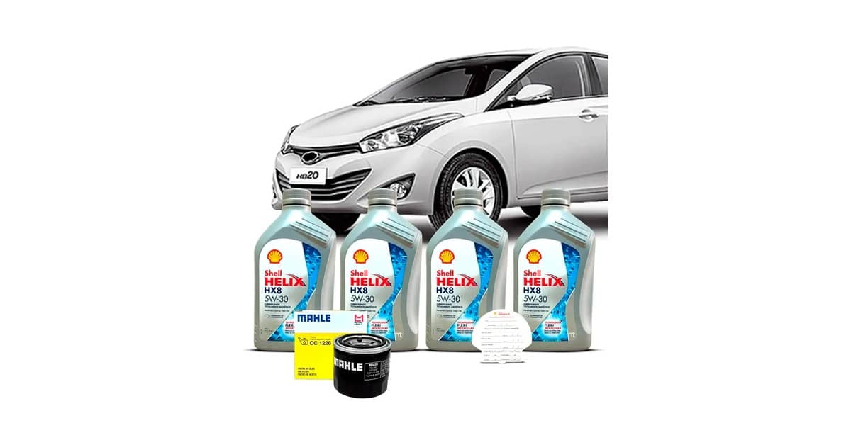 Qual Óleo Usar no Hyundai HB20 1.0: O Melhor Kit
