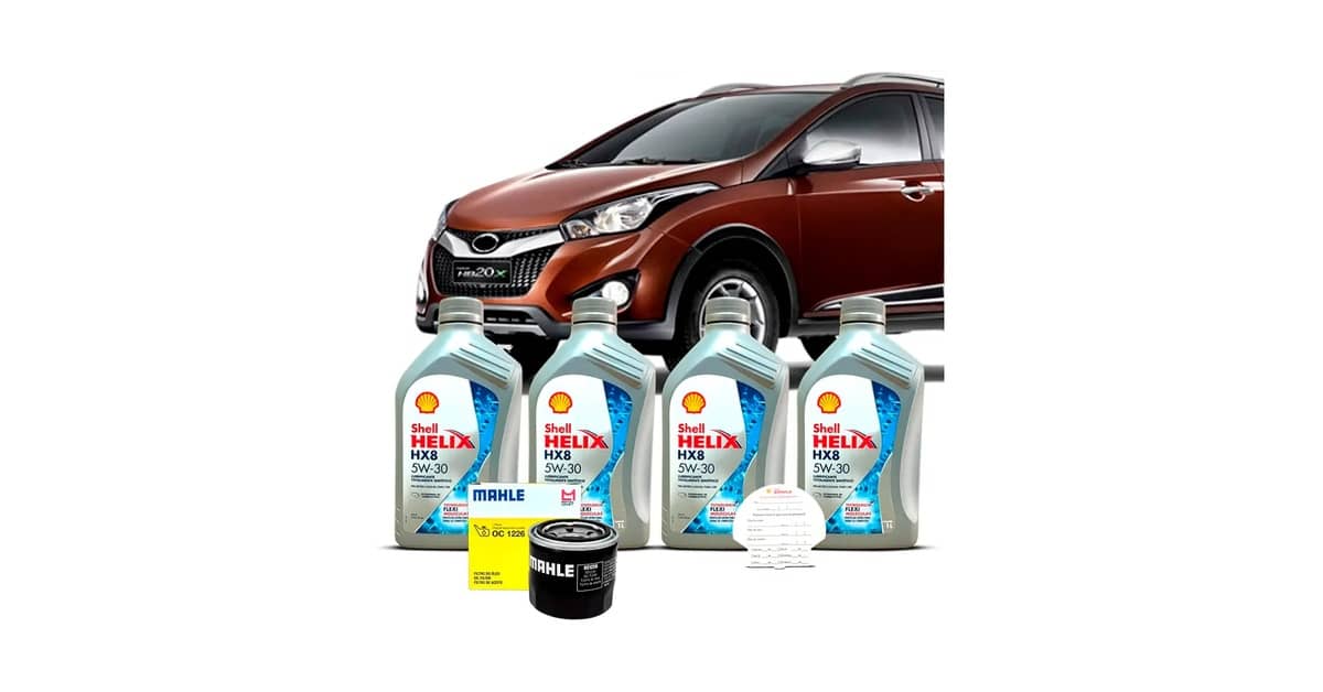Qual Óleo Usar No Hyundai HB20X? Veja O Melhor Kit