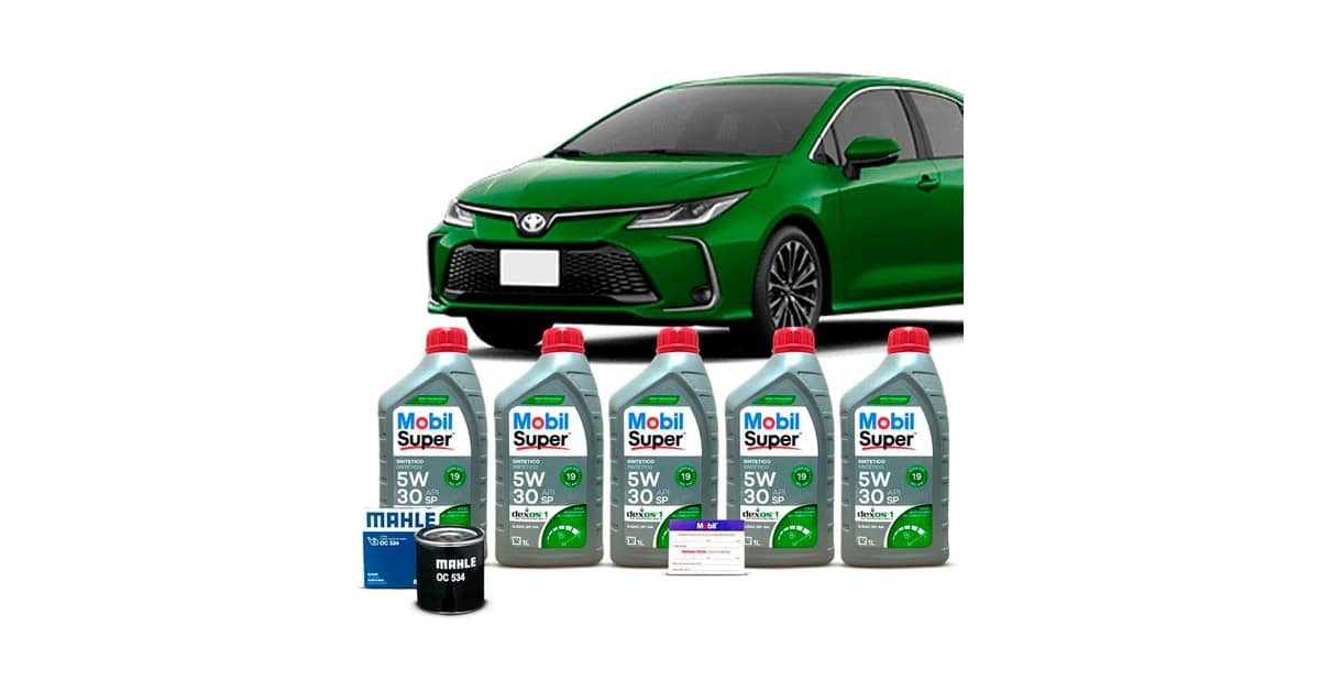 Qual Óleo Usar no Toyota Corolla: 7 Melhores Kits de Proteção