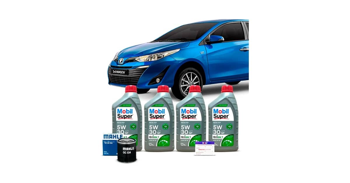 Qual Óleo Usar no Toyota Yaris 1.5: Melhores Kits