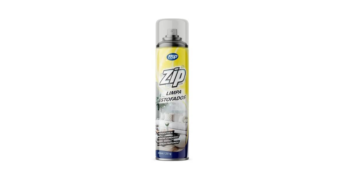 Zip Limpa Estofados: O Melhor Spray de Limpeza Profunda