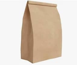 Saco Semi Kraft SOS, 3kg, 100 Unidades, 12x26x9cm, Embalagem Resistente, Branco