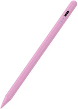 Caneta Stylus capacitiva universal para Samsung Galaxy Tab A7/A8/A9/A9 Plus - ferramenta de escrita/desenho compatível com Android/iOS, sensibilidade à pressão, pontas substituíveis (rosa)