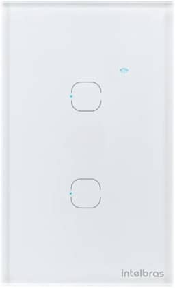 Interruptor Smart Wi-Fi Touch 2 Intelbras EWS 1002 Branco