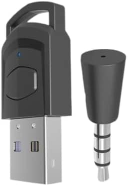 Adaptador de fone de ouvido sem fio, receptor para PS5, PS4 Game Console, PC Headset, Bluetooth 5.0.