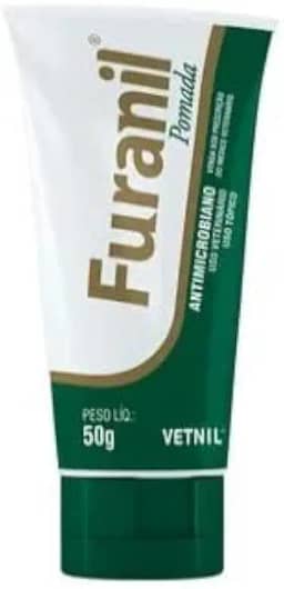 Furanil Pomada Cicatrizante, Tratamento para Cães e Gatos, 50g