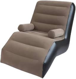 Poltrona Inflável Reclinável, Design Ergonômico, com Apoio de Braços