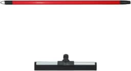 1 Rodo Duplo Metal 40cm com Cabo | EVA Reforçado Puxa Seca | Limpa Piso Porcelanato e Cerâmica | Multiuso para Banheiro, Cozinha e Área de Serviço