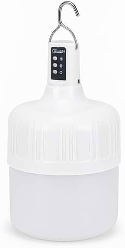 Lâmpada LED De Emergência Recarregável De 38W 4000mAh - Iluminação Portatil Com 5 Opções - Perfeito Para Viajens Camping Interna e Externa