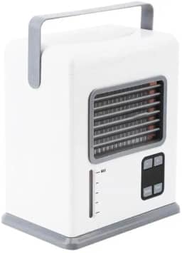 Condicionador de Ar Portátil Blu Breeze, Mini Refrigerador USB, 17 x 15 x 10 cm, Branco