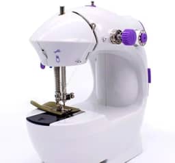 Mini Máquina de Costura Portátil 2 Velocidades Bivolt Com Pedal - Tubarão Stores