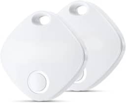 KIT com 2 Tag Rastreador Gps Localizador Mala Pet Carro Moto Mochila Alcance Global Bluetooth Acelerômetro Orador Compatível com Find My - Linha Premium