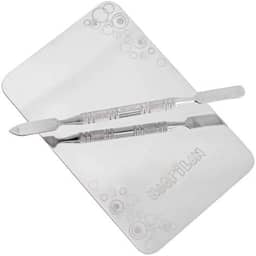 Macrilan Kit Placa E Espátula Para Maquiagem - Ac-04