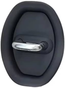 Kit de 4 peças Amortecedor de Borracha Protetor Porta Do Carro Batente Anti Impacto Colisão(PRETO)