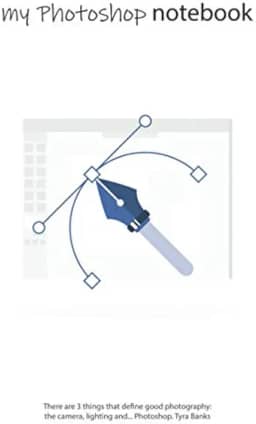 Notebook: Photoshop Curve, Blank, Soft Cover, Letter Size (8.5 x 11 inches) – Large format tool for your ideas and projects: Men`s and Women`s Photoshop editor artist journal & diaries in classroom