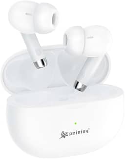 Fone de Ouvido Bluetooth 5.4 Sem Fio TWS – Microfone Embutido, Cancelamento de Ruído, Bateria Longa, IPX4 à Prova D’Água, Design Esportivo Ergonômico, Compatível com iPhone e Android (Branco)