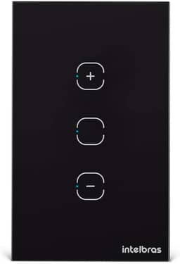 Interruptor Touch Inteligente, Compatível com Alexa, EWS 1101 Preto, Intelbras