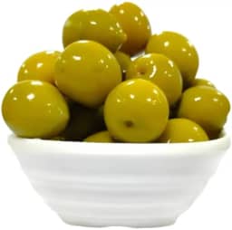 1kg Azeitona Verde Gordal Com Caroço - Deliciosa E Carnuda