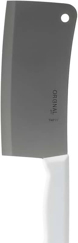 Cutelo Profissional Premium Corte Em V Lâmina em Aço Inox Cabo Ergonômico Para Carnes E Peixe Peixeira 8''