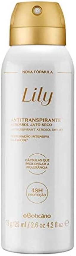 Boticario Desodorante Antitranspirante Aerossol Lily 75g/125ml