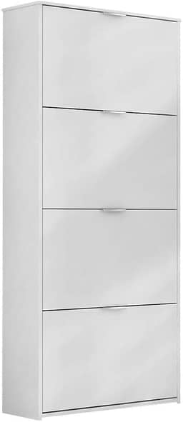 Sapateira Safira 4 Portas Branco Branco