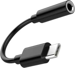 Adaptador Premium para Fone de Ouvido P2 3.5mm para USB Tipo-C, Compatível com Samsung, Motorola, LG PREMIUM