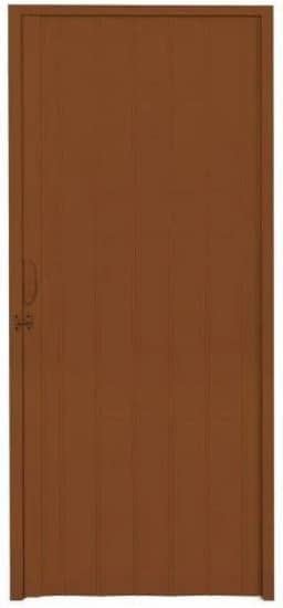 Porta Sanfonada PVC Polifort 210cmx70cm Mogno