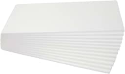 10 PLACAS DE ISOPOR 50MM (5 CM) DE ESPESSURA - 100x50x5 CM - ANTICHAMAS PARA FORRO, ISOLAMENTO ACÚSTICO.