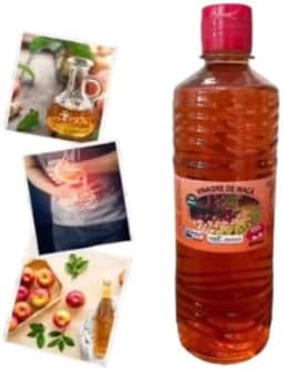 Vinagre de Maçã Orgânico 500ml - 100% Puro e Natural - Não Pasteurizado - Sem Aditivos - Zero Açúcar e Álcool - Acidez 6,3% - Ideal para Saúde e Culinária