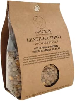 Lentilha Verde Sem Glúten Origens 200g