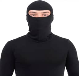 Touca Para Motoboy Balaclava Touca Ninja Motoqueiro, Máscara, Bandana,Touca Tática (PRETO)