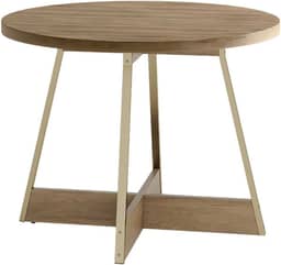 Mesa de Jantar Redonda 1m Átria 1594 Carraro (Dourada)