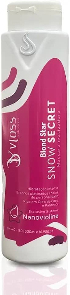 Matizador Snow Secret Vloss Blond Star Home Care Matiza e Hidratar 500ml