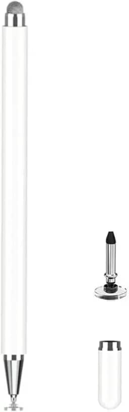 Caneta Stylus para Samsung Galaxy Tab Tab A9+ / A8 / A7 / A7 Lite, lápis Styli capacitivo de alta sensibilidade e precisão para todos os dispositivos de toque (branca)