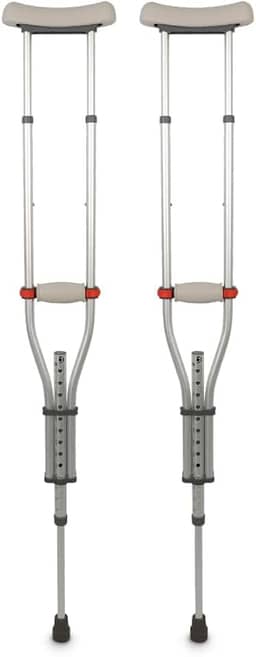 Muleta Axilar Universal Para 3 Medidas P M G 3em1 Até 130kg Dellamed