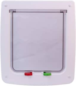 Petlon Porta Portinha Pet Gato Ou Cão Branca tam G 27,5cm x 24,5cm