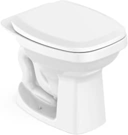 Kit bacia convencional, assento PP e complementos de instalação Like