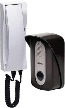 Porteiro Eletrônico Interfone Residencial Inviolável PT-270 Protection (Branco/Cinza)