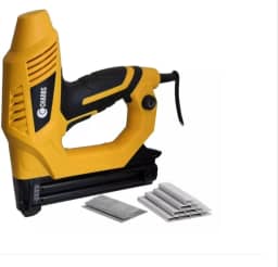 Grampeador e Pinador Elétrico F25 a 32mm e Grampo de 16 a 19mm Profissional 220V Com 100 Pinos F25 e 300 Grampos de 19 mm