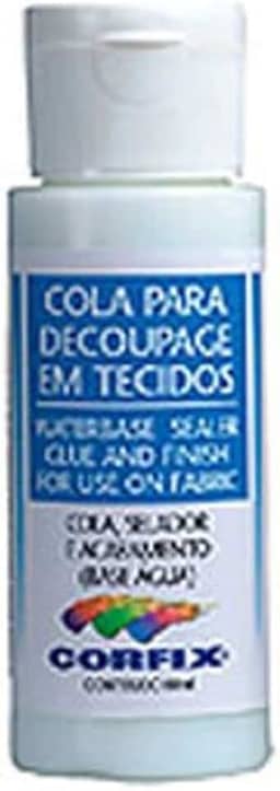COLA PARA DECOUPAGE EM TECIDO 60ML CORFIX