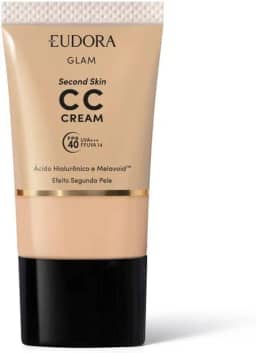 CC Cream Eu.dora Glam Second Skin Cor 10 30ml