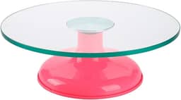 Bailarina Profissional de Vidro Temperado para Decoração de Bolos - SilverChef (Rosa)