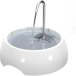 Fonte Automática para Cães e Gatos 1,2L – Com Filtro de Carvão Ativado, Torneira Inox e Bomba Silenciosa com Ajuste de Fluxo, Água Sempre Fresca (AZUL 1200 ML)