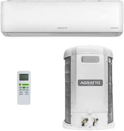 Ar Condicionado Split Agratto Hi Wall Liv Top Inverter 18.000 Btu/h Quente e Frio Monofásico Branco Lcst18qf-02i - 220v