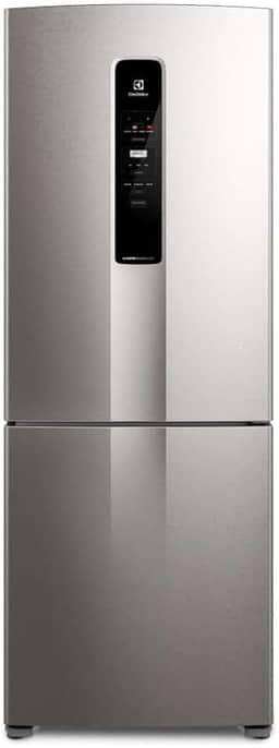 Geladeira Electrolux Frost Free 490L Efficient com AutoSense Inverse Inox Look (IB7S) 127V