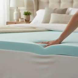 Pillow Top Viscoelástico Nasa Gel Infusion 5cm de espessura (Queen 1,58X 1,98 X 0,05 m)