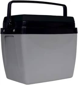 Mor - Caixa Térmica 26 Litros Cinza com Preto