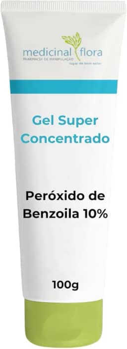 Gel Peróxido de Benzoíla 10% Cravos Espinhas Acnes - 100g